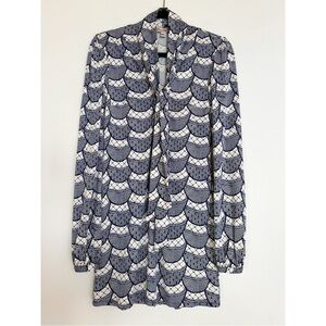 Mara Hoffman 100% Silk Long Sleeve Dress Size Small